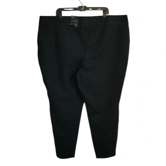 INC Women's Classic Black Mid Rise Skinny Leg Regular Fit Pants + size 28W NWT - Picture 3 of 16